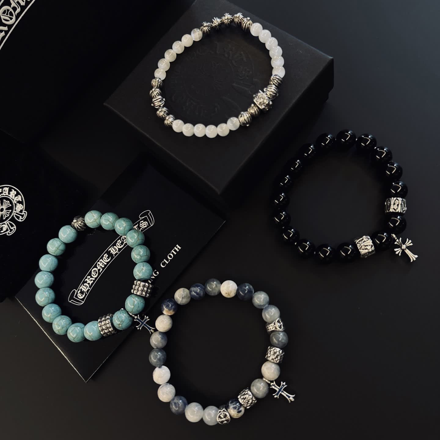 Chrome Hearts Beaded Bracelets Set